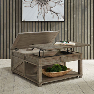 Parkland Falls Square Lift Top Coffee Table - QK1014325_LIBF_LF1_RM