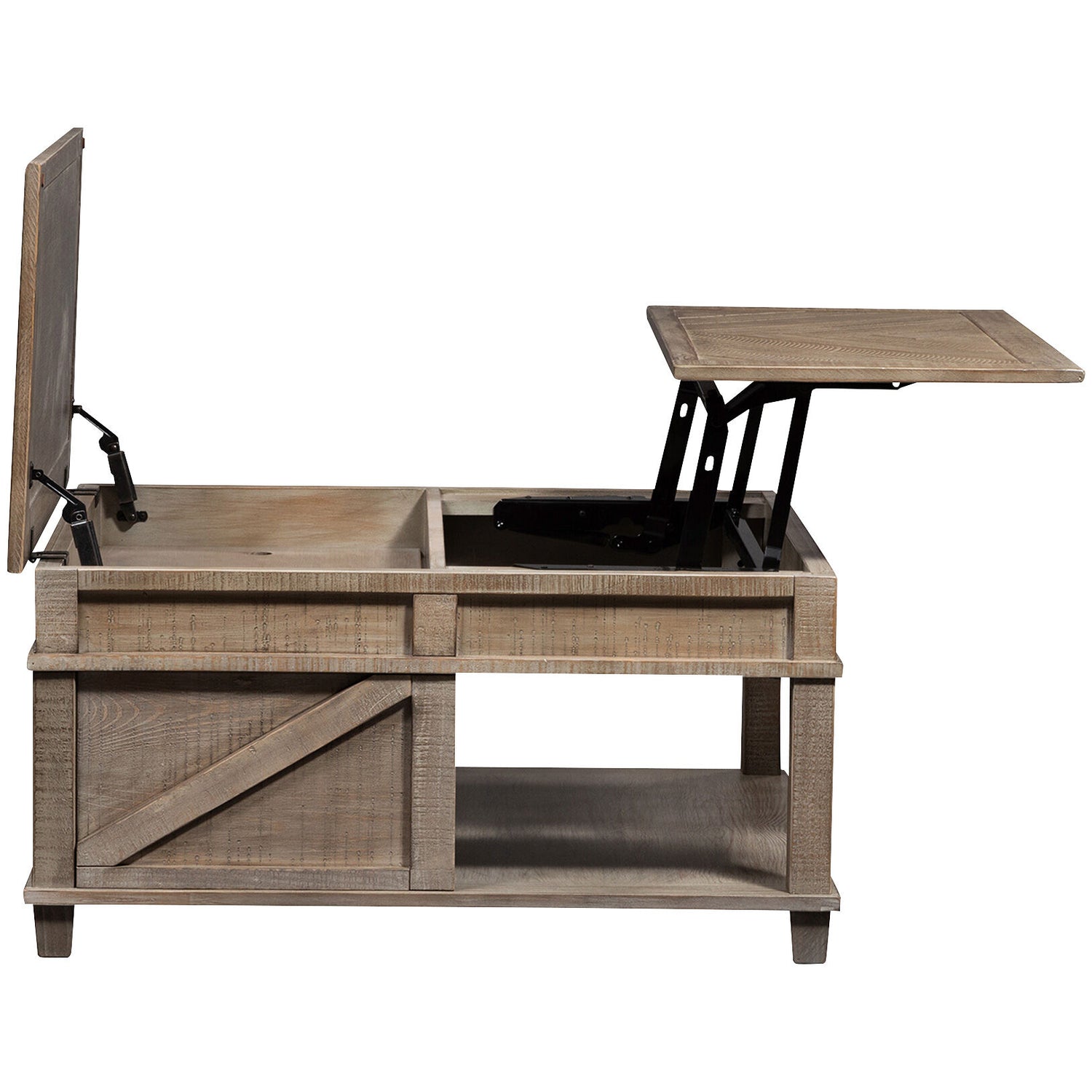 Parkland Falls Square Lift Top Coffee Table - QK1014325_LIBF_OPN_OL