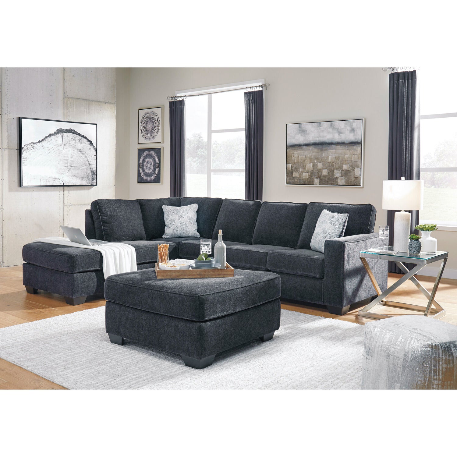 Riles Left Chaise Sectional - QK1016468_ASHL_LF1_RM