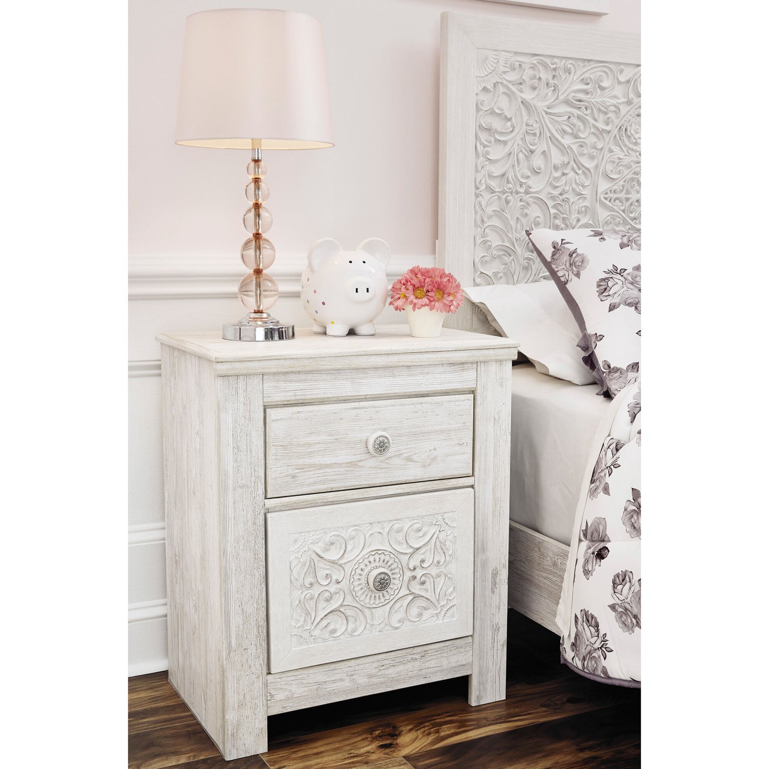 Paxberry 2 Drawer Nightstand - QK1020679_ASHL_LF1_RM