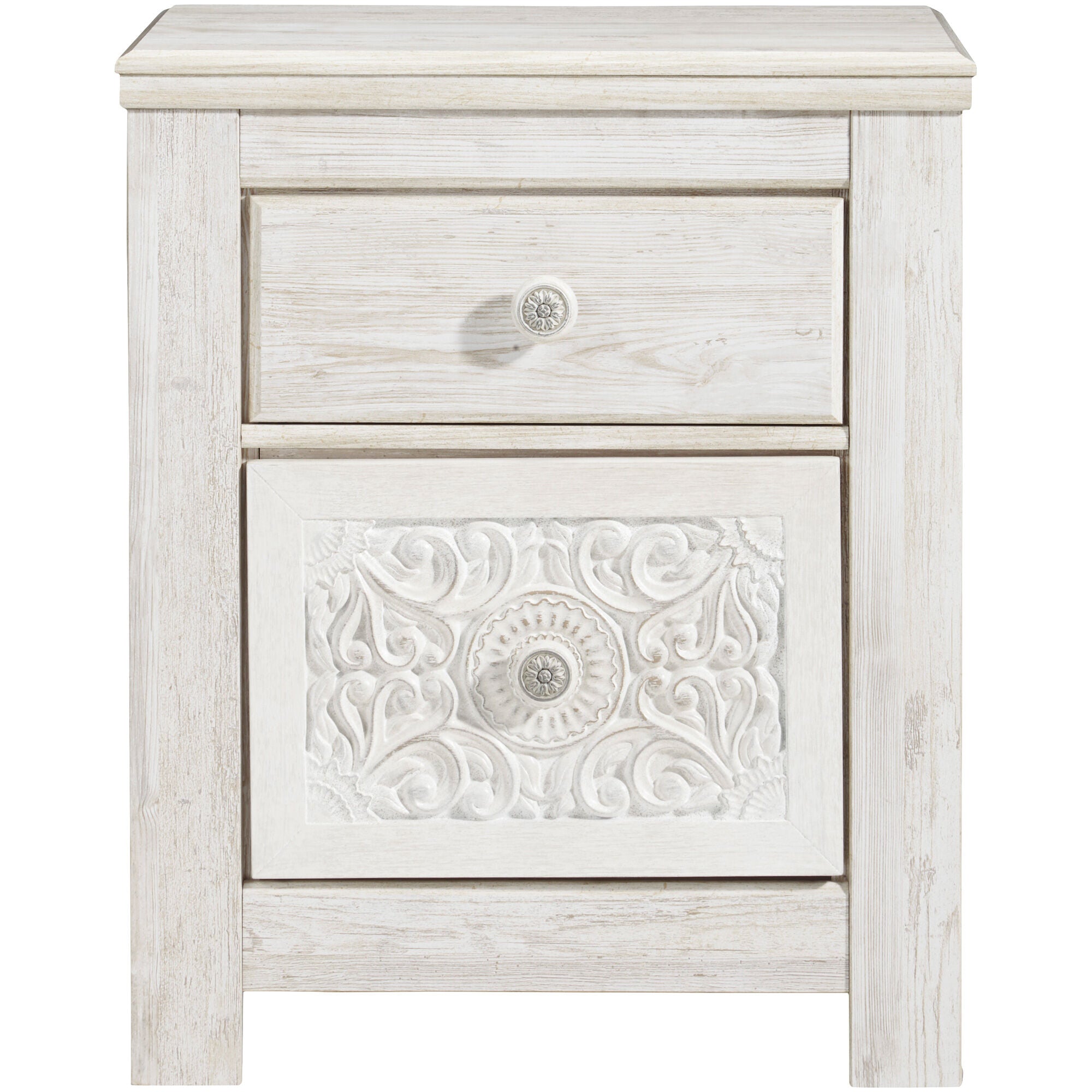 Paxberry 2 Drawer Nightstand