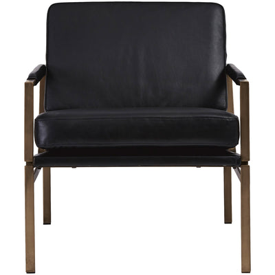 Puckman Leather Accent Chair