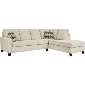 Abinger Natural Right Chaise Sleeper Sectional - QK1025545_ASHL_PRI_OL