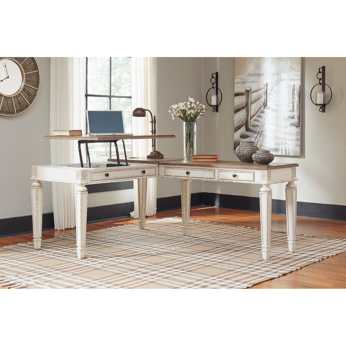 Realyn 2 Piece Lift Top Desk - QK1026420_ASHL_LF1_RM