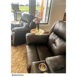 Vista Leather Power Plus Reclining Console Loveseat - QK1027152_SOMO_LF3_RM