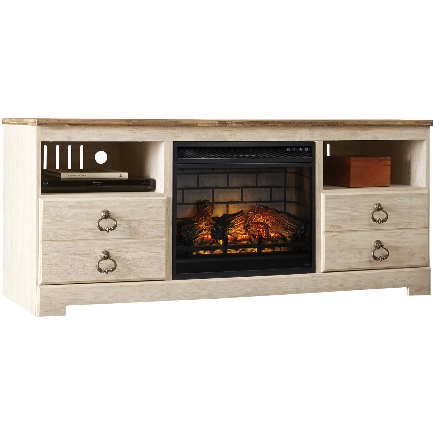 Willowton 64 Inch Infrared Fireplace TV Stand - QK1028093_ASHL_PRI_OL