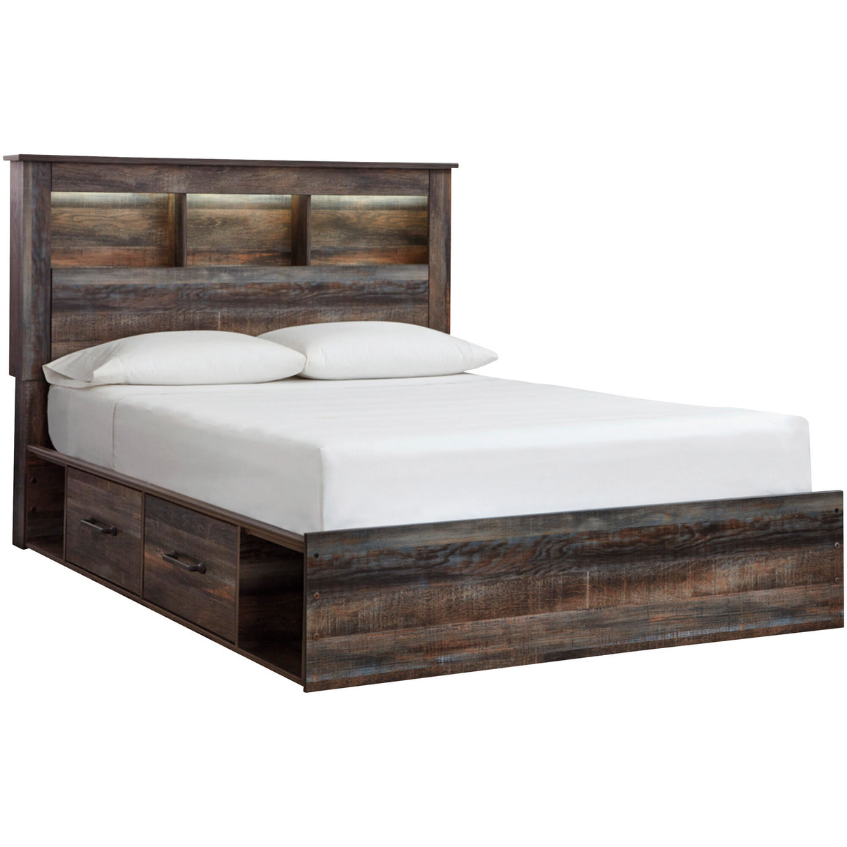 Drystan 4 Drawer Bookcase Storage Bed - QK1029241_ASHL_PRI_OL