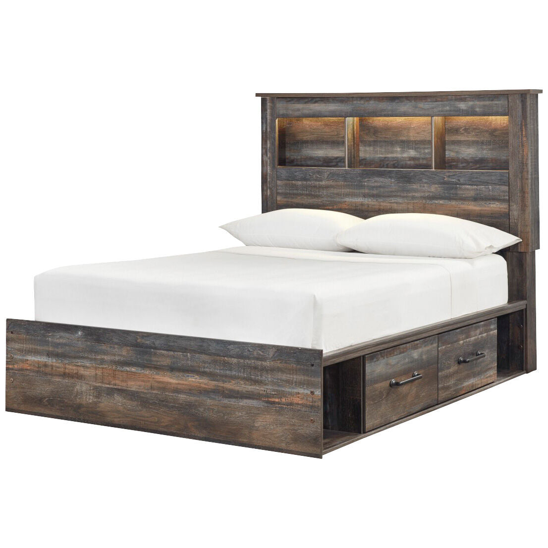 Drystan 4 Drawer Bookcase Storage Bed - QK1029250_ASHL_PRI_OL