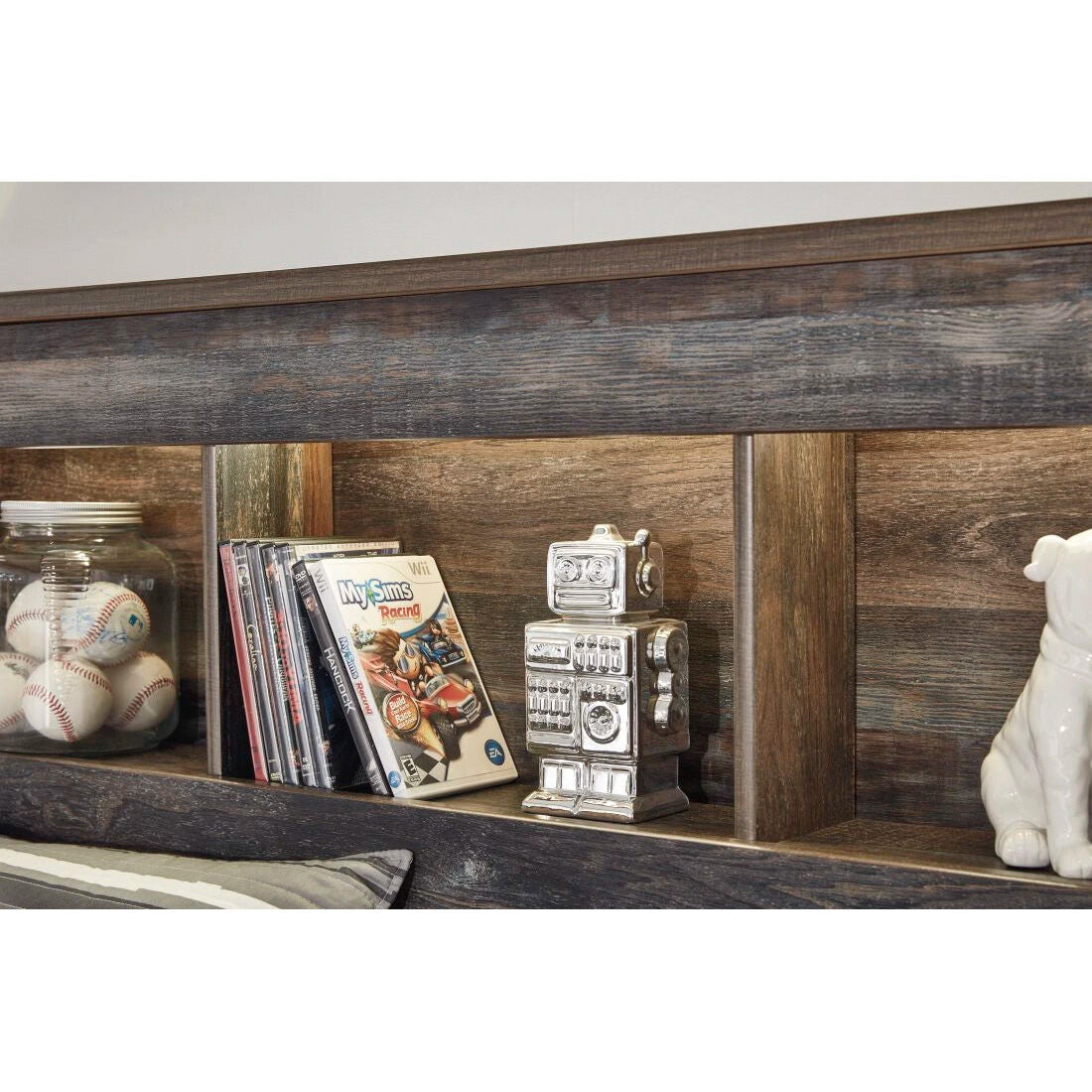 Drystan 4 Drawer Bookcase Storage Bed - QK1029253_ASHL_IS2_OL