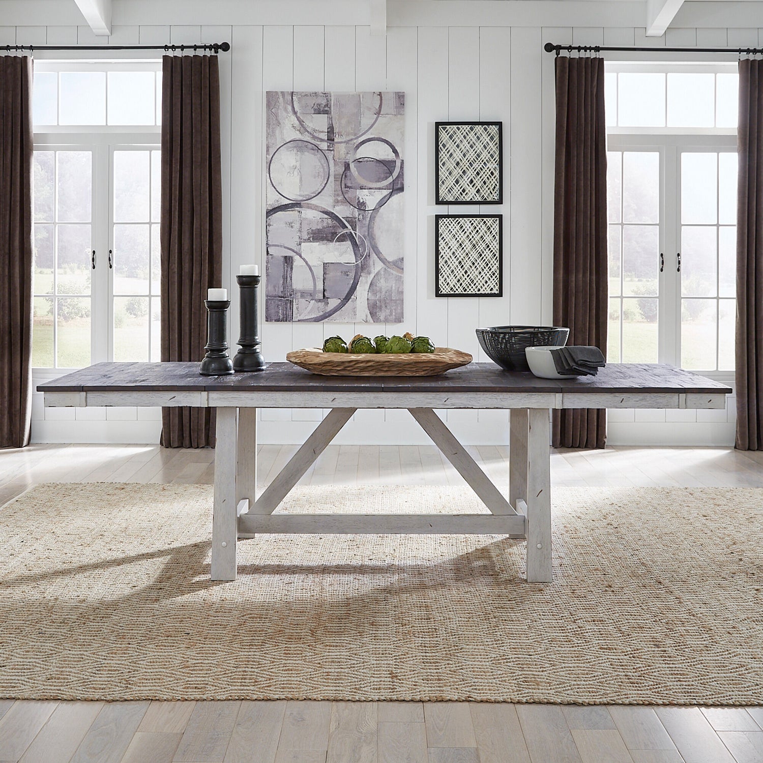 Farmhouse Trestle Dining Table - QK1030851_LIBF_LF1_RM