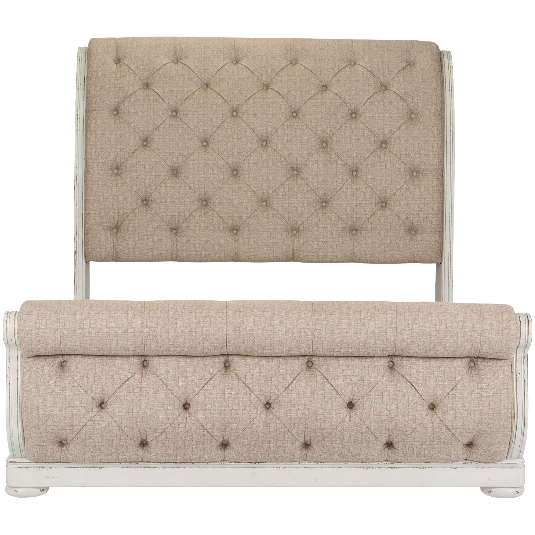 Abbey Park Upholstered Sleigh Bed