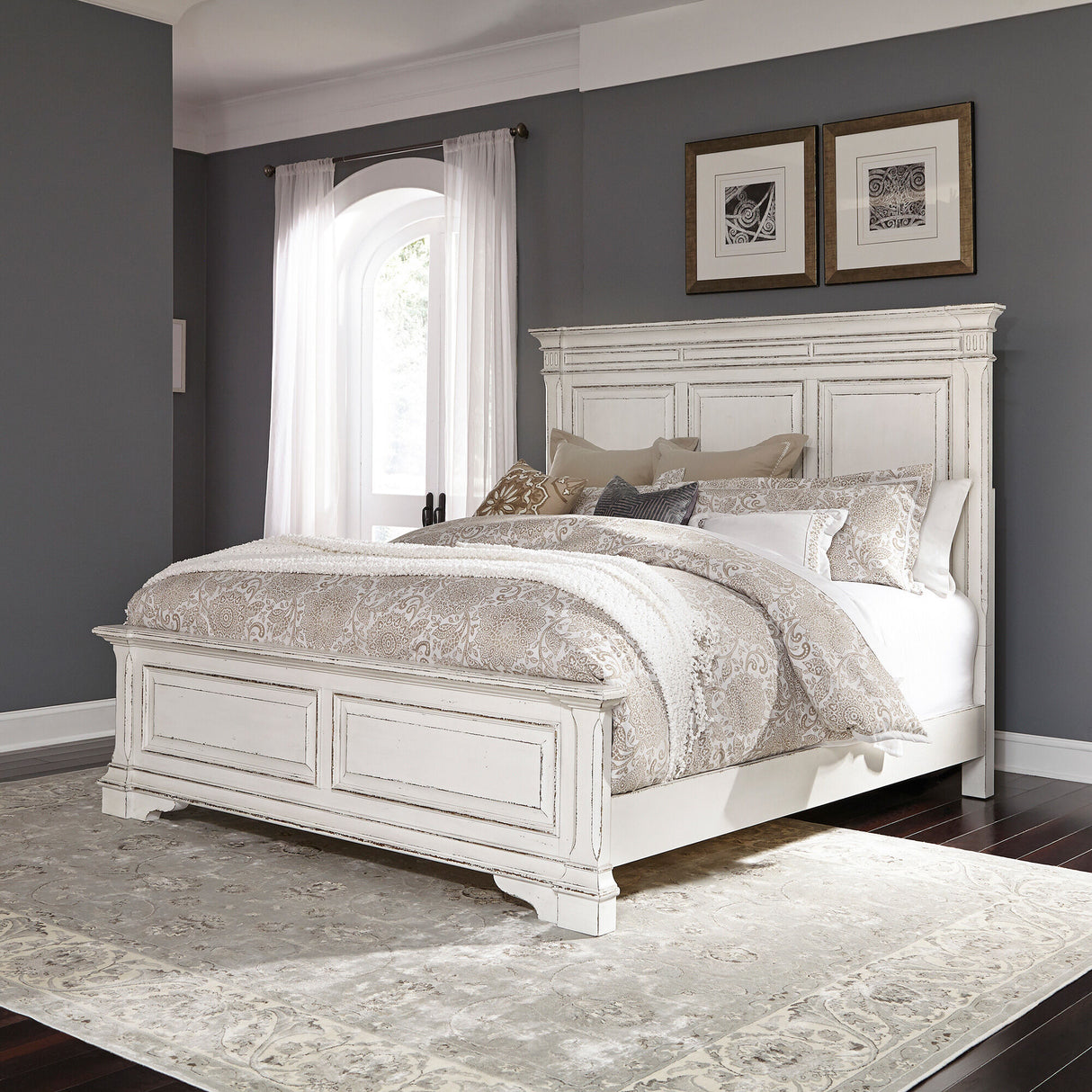 Abbey Park Panel Bed - QK1032072_LIBF_LF1_RM