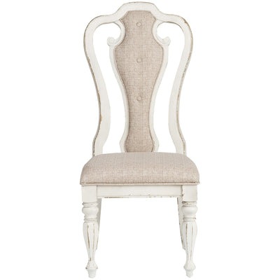 Magnolia Manor Splat Back Upholstered Side Chair