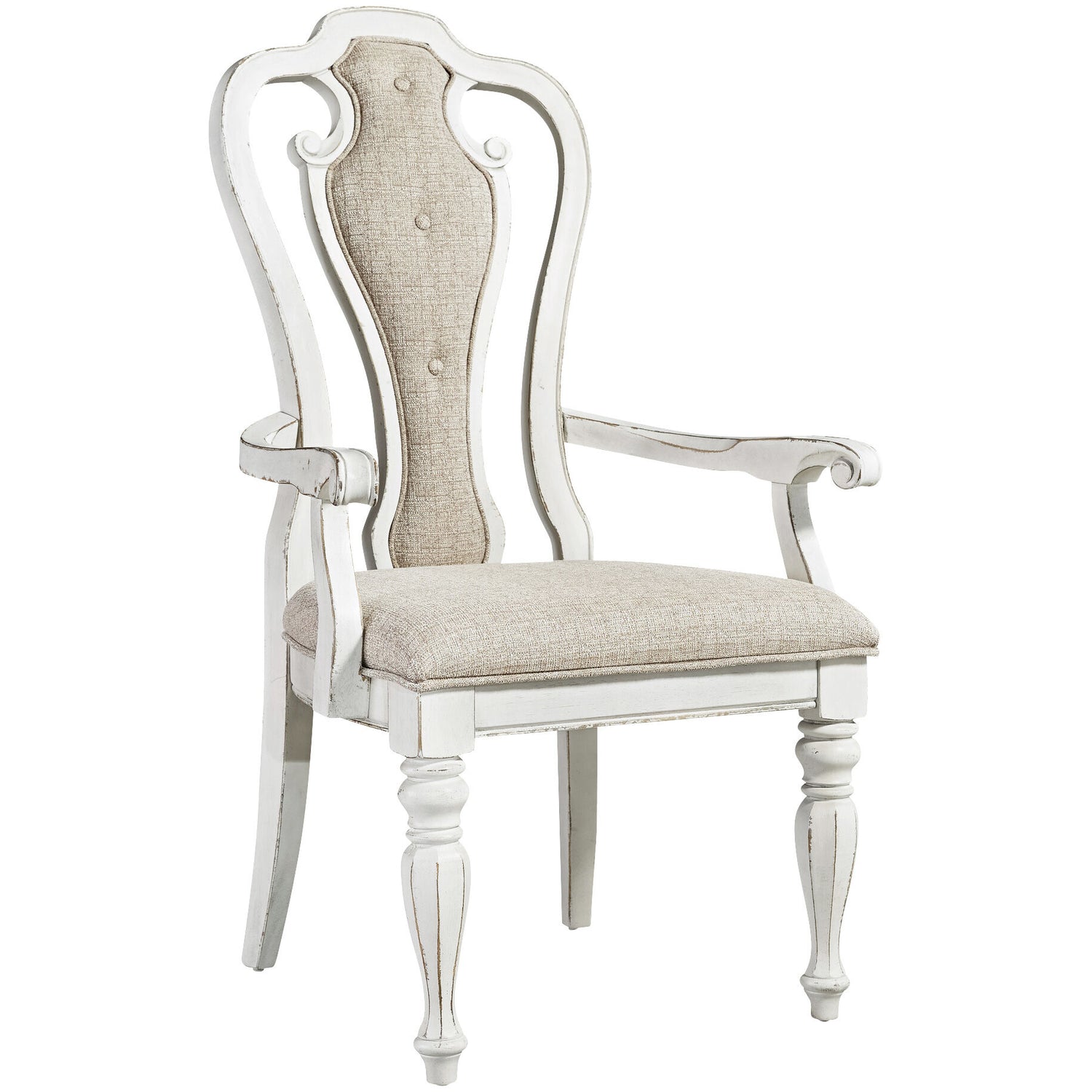 Magnolia Manor Splat Back Upholstered Arm Chair - QK1033260_LIBF_PRI_OL