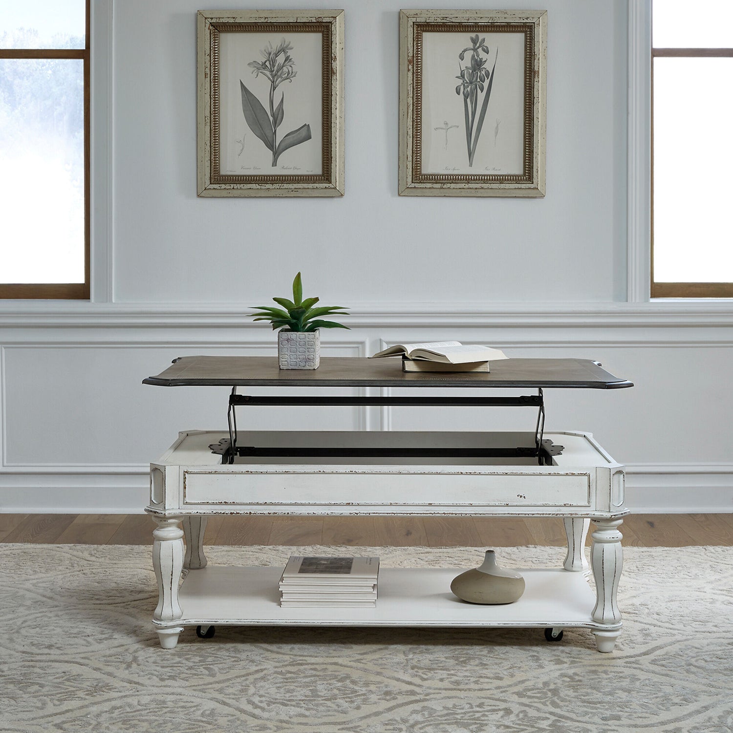 Magnolia Manor Lift Top Coffee Table - QK1033276_LIBF_LF1_RM