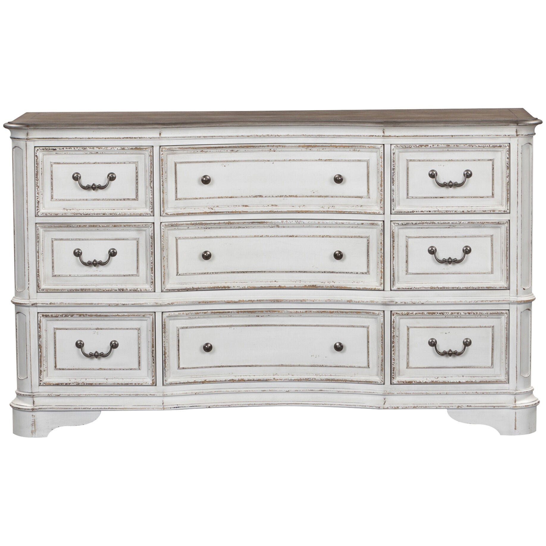 Magnolia Manor 9 Drawer Dresser