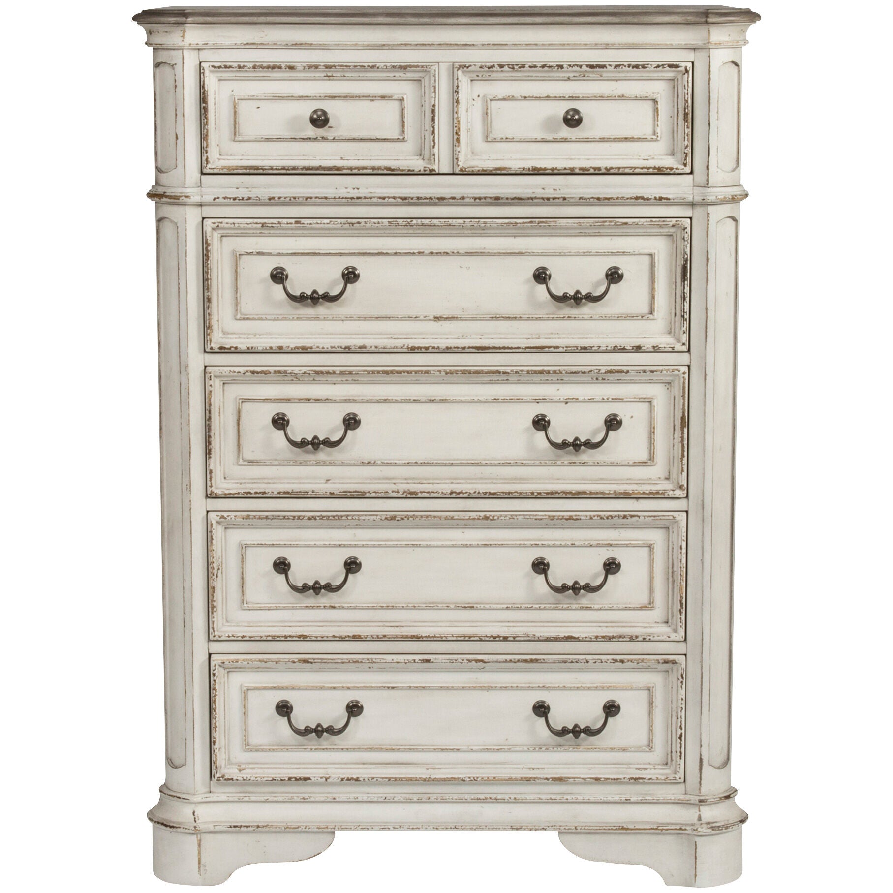 Magnolia Manor - 5 Drawer Chest (White)