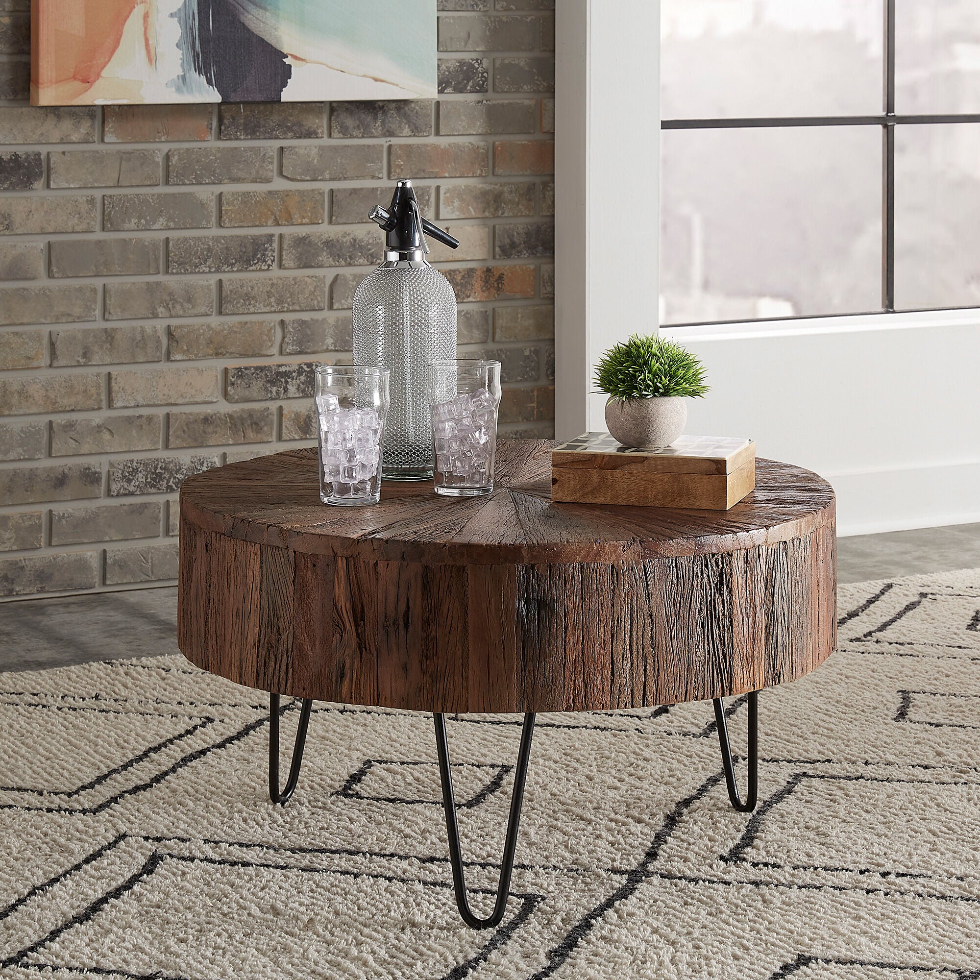 サイドテーブル・ナイトテーブル・ローテーブル Knot antiques BARK COFFEE TABLE 80 Knot antiques KOBOSHI SIDE TABLE / ノットアンティークス