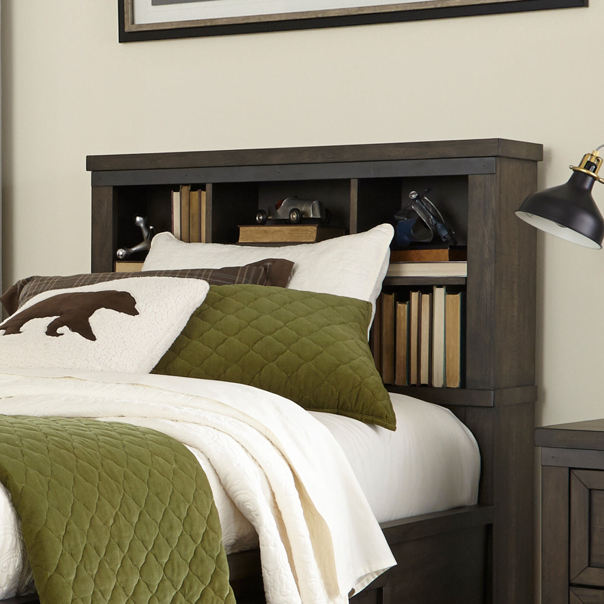Thornwood Hills Bookcase Headboard - QK1033970_LIBF_LF1_RM