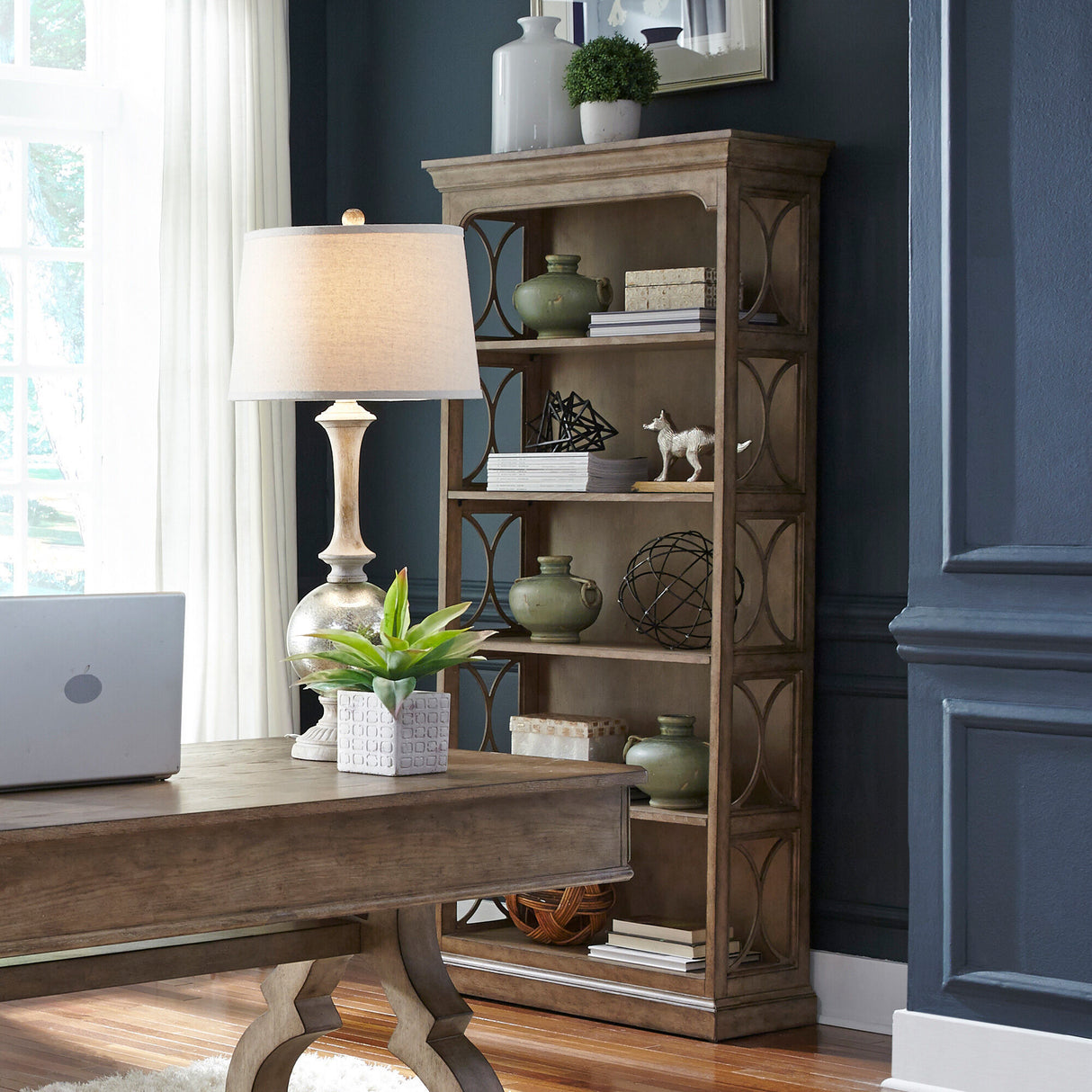 Simply Elegant Bookcase - QK1034534_LIBF_LF1_RM