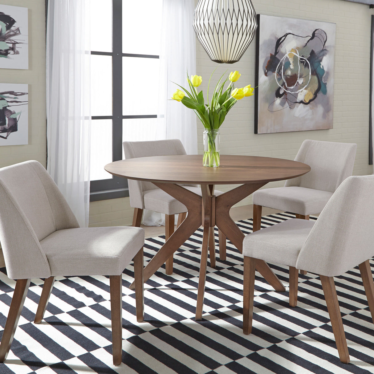 Space Savers Pedestal Dining Table - QK1036703_LIBF_LF1_RM