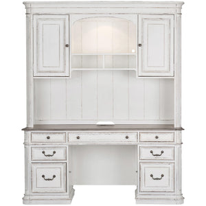 Magnolia Manor 2 Piece Credenza And Hutch - QK1037010_LIBF_PRI_OL
