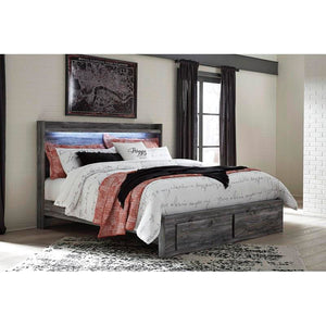 Baystorm 2 Drawer Storage Panel Bed - QK1037981_ASHL_LF1_RM