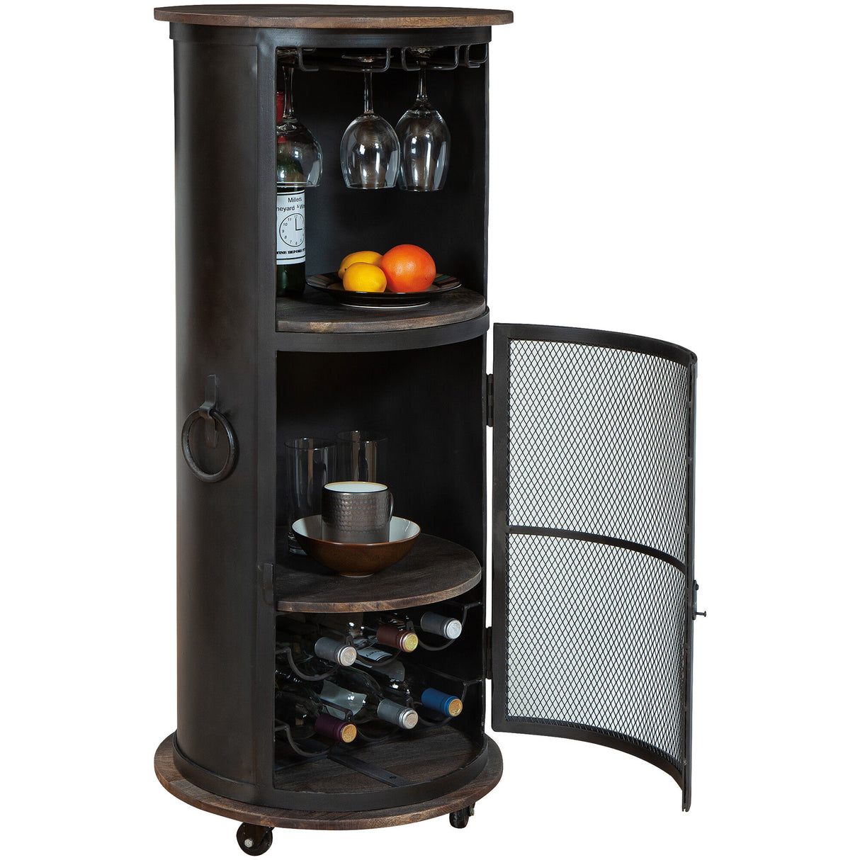 Half Pint Wine And Bar Cabinet - QK1040294_HOMI_OPN_OL
