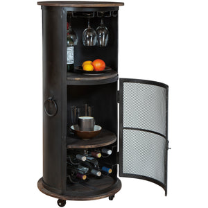 Half Pint Wine And Bar Cabinet - QK1040294_HOMI_OPN_OL
