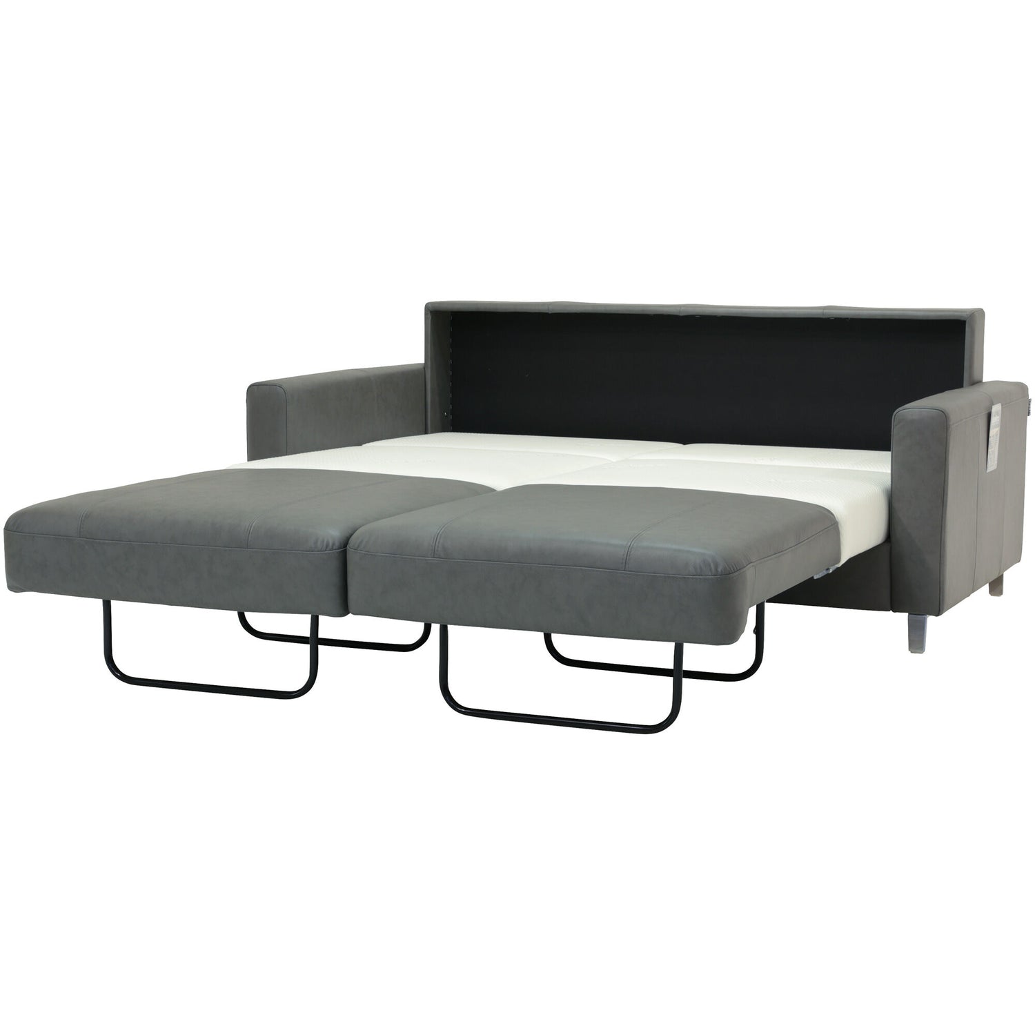 Nico Leather Sleeper Loveseat - QK1040491_LUON_OPN_OL