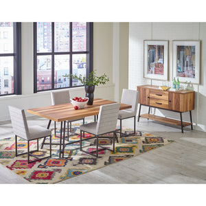 Charlotte 5 Piece Rectangular Dining Set - QK1040933_DAVF_LF1_RM