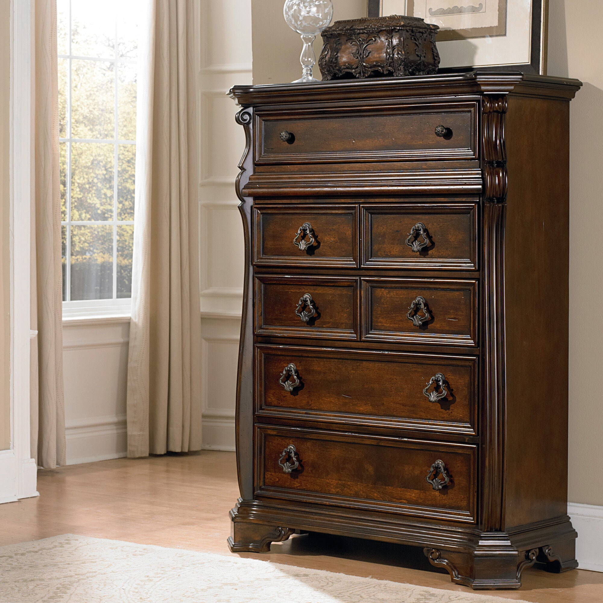 茶 bk Arbor Place 6 Drawer Chest – Slumberland