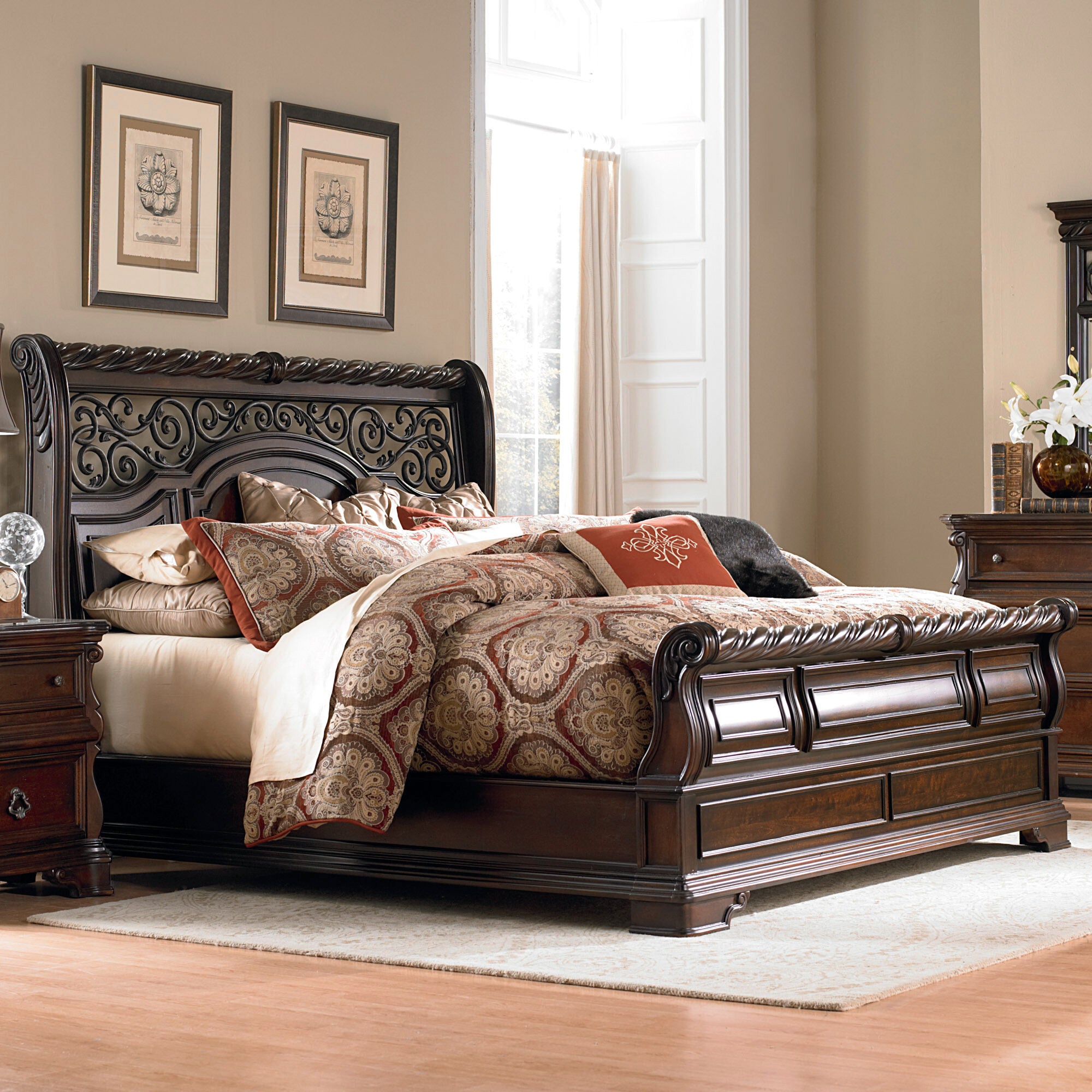 Arbor Place Sleigh Bed – Slumberland