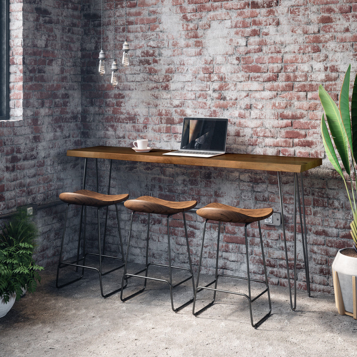 Natures Edge 72 Inch Counter Table - QK1042399_JOFR_LF1_RM