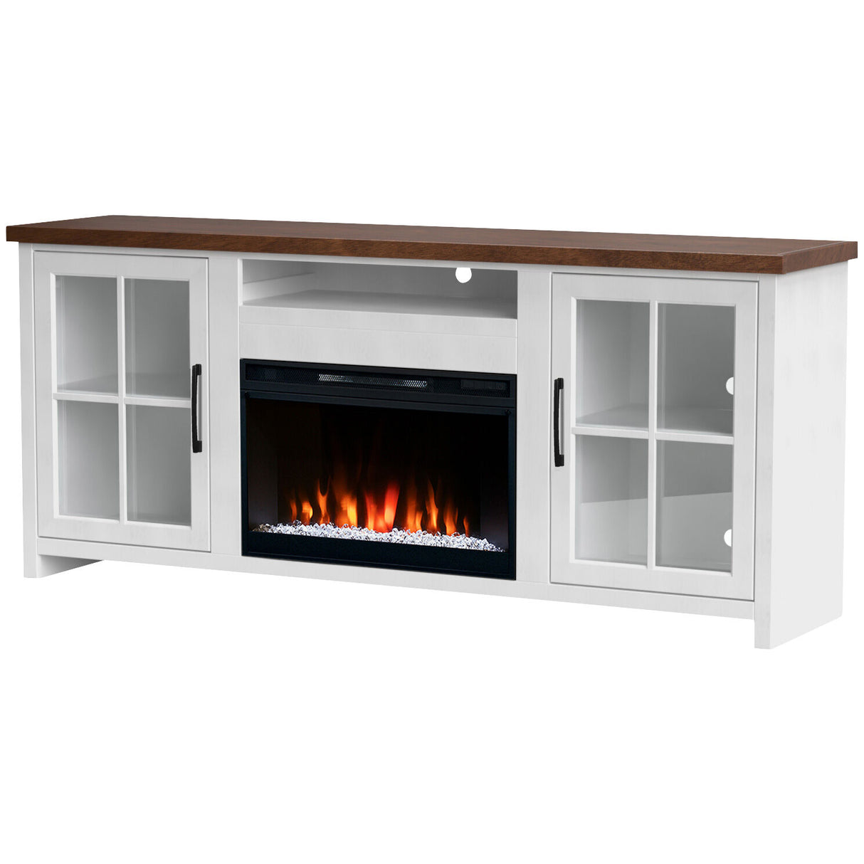Hampton 72 Inch Fireplace Console - QK1042444_LEGE_AFL_OL
