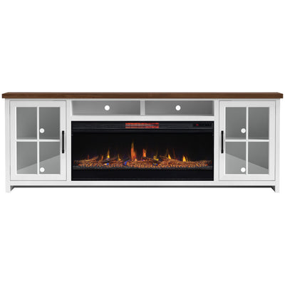 Hampton 88 Inch Fireplace Console