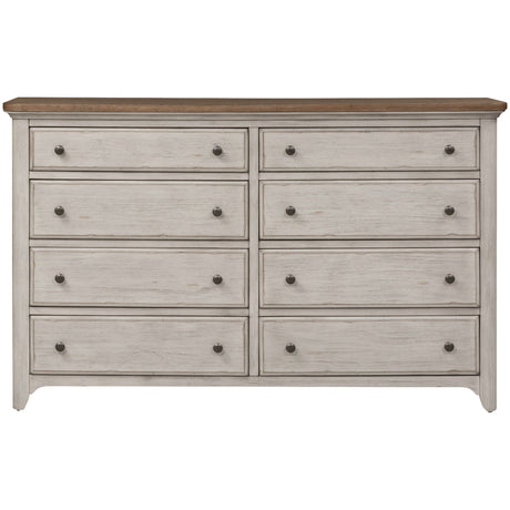 Farmhouse Reimagined 8 Drawer Dresser - QK1043396_LIBF_PRI_OL
