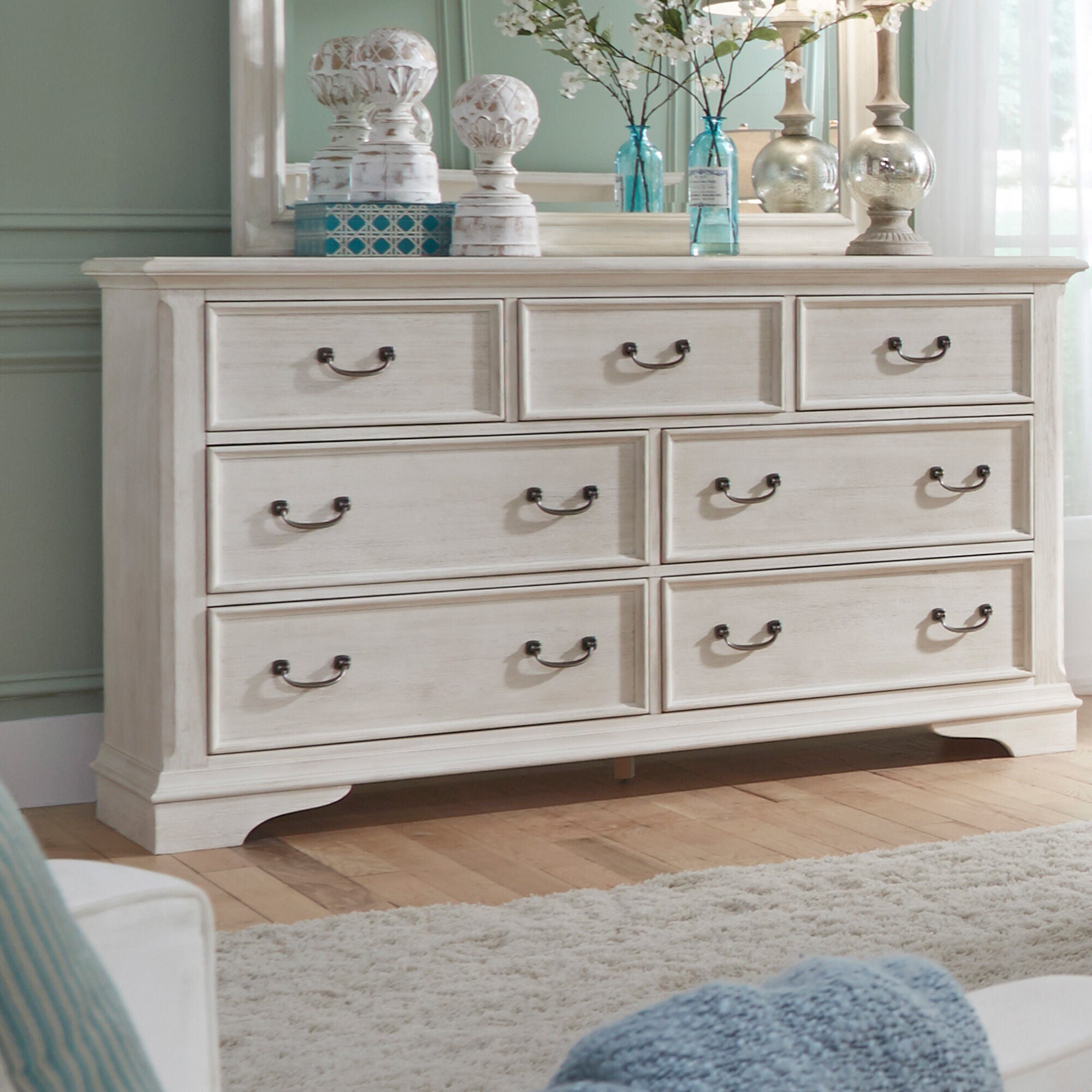 Slumberland white dresser discount
