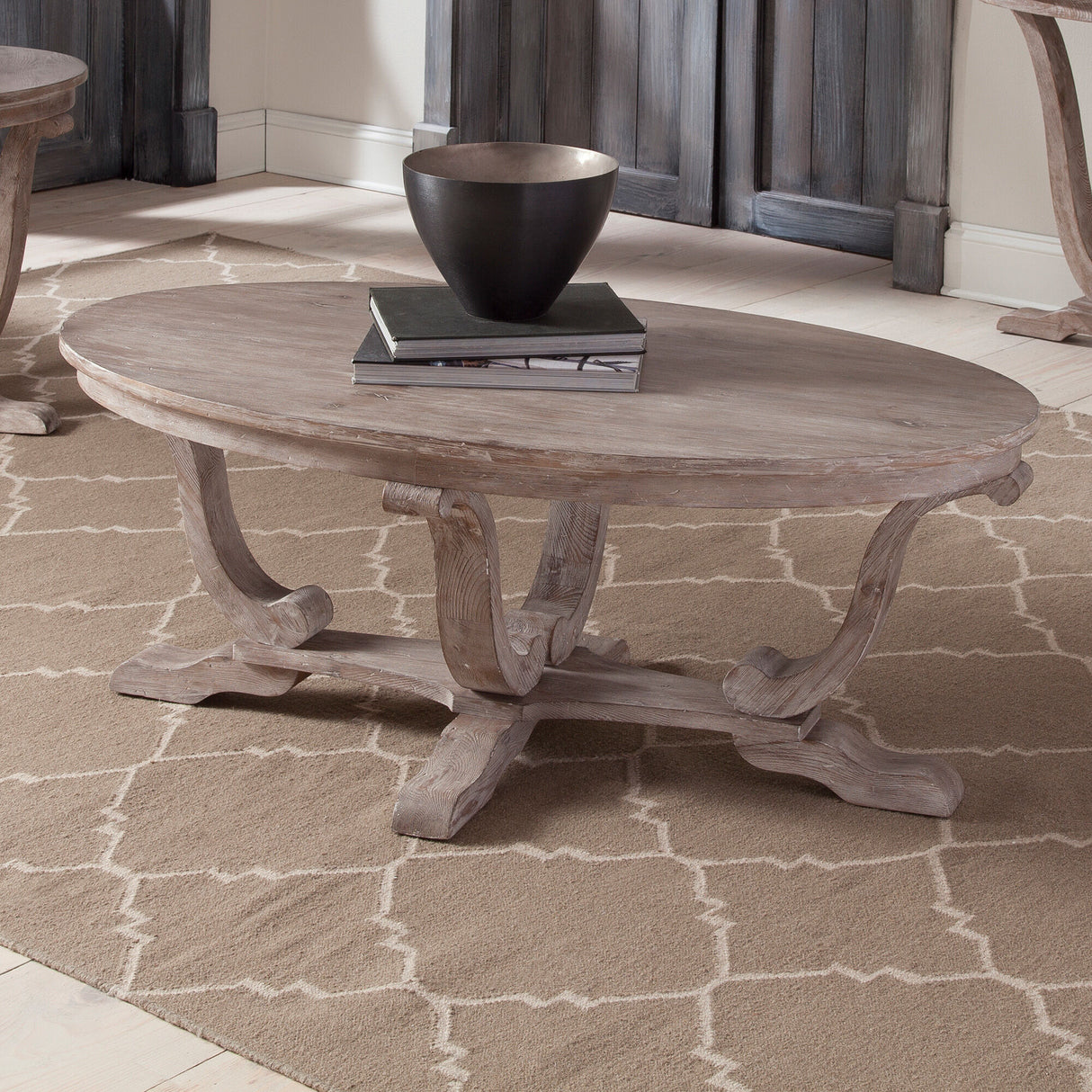 Greystone Mill Oval Coffee Table - QK1043406_LIBF_LF1_RM