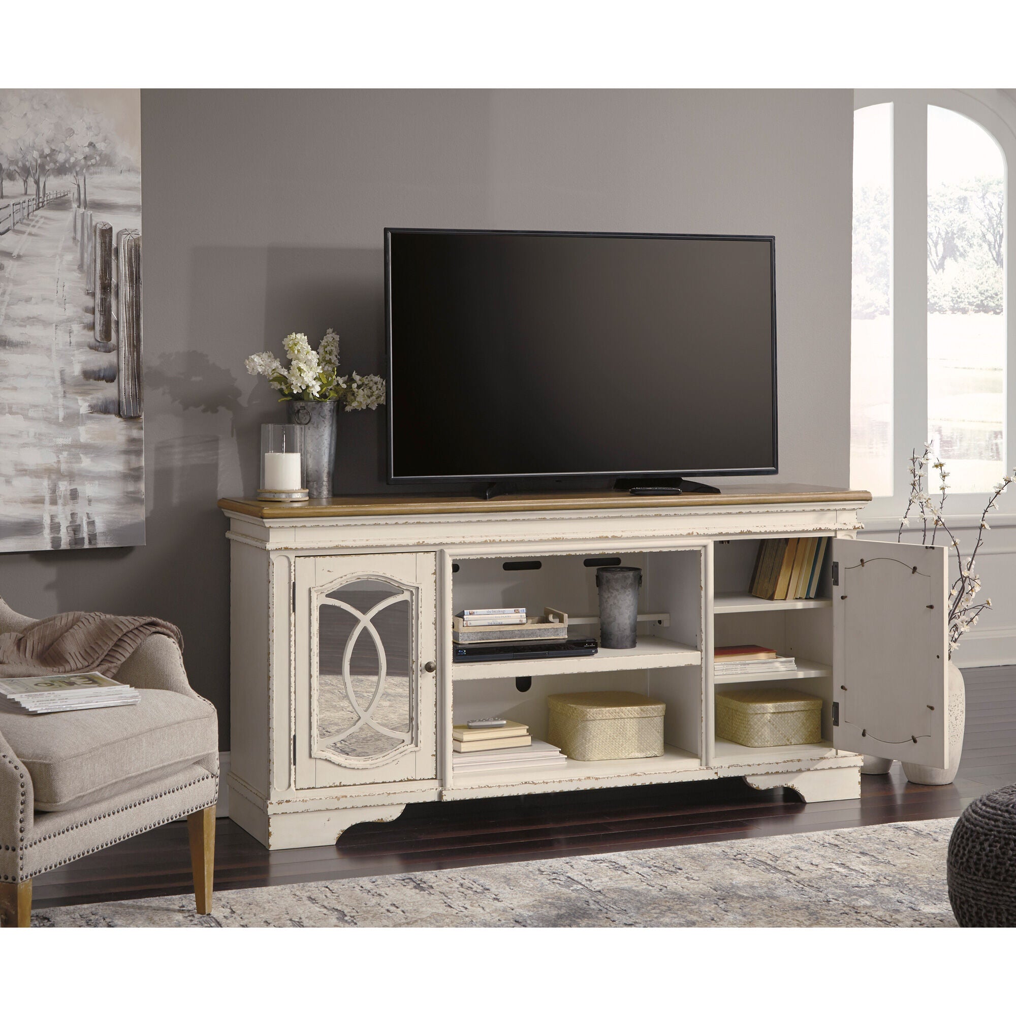Realyn 74 Inch Console – Slumberland