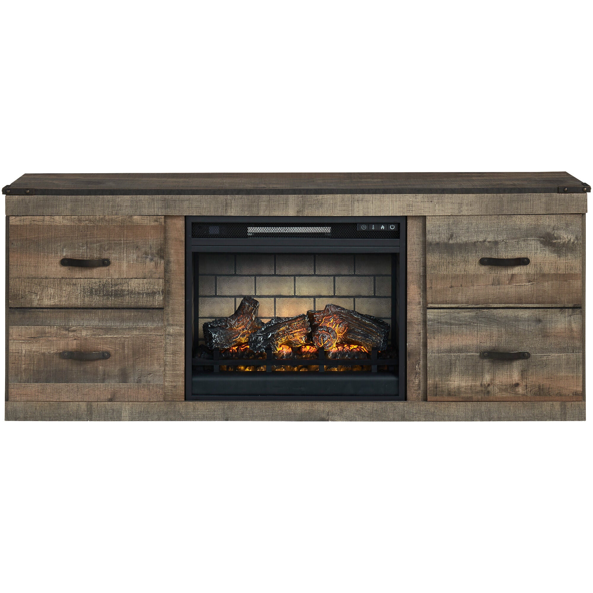 Trinell 60 Inch Fireplace Console