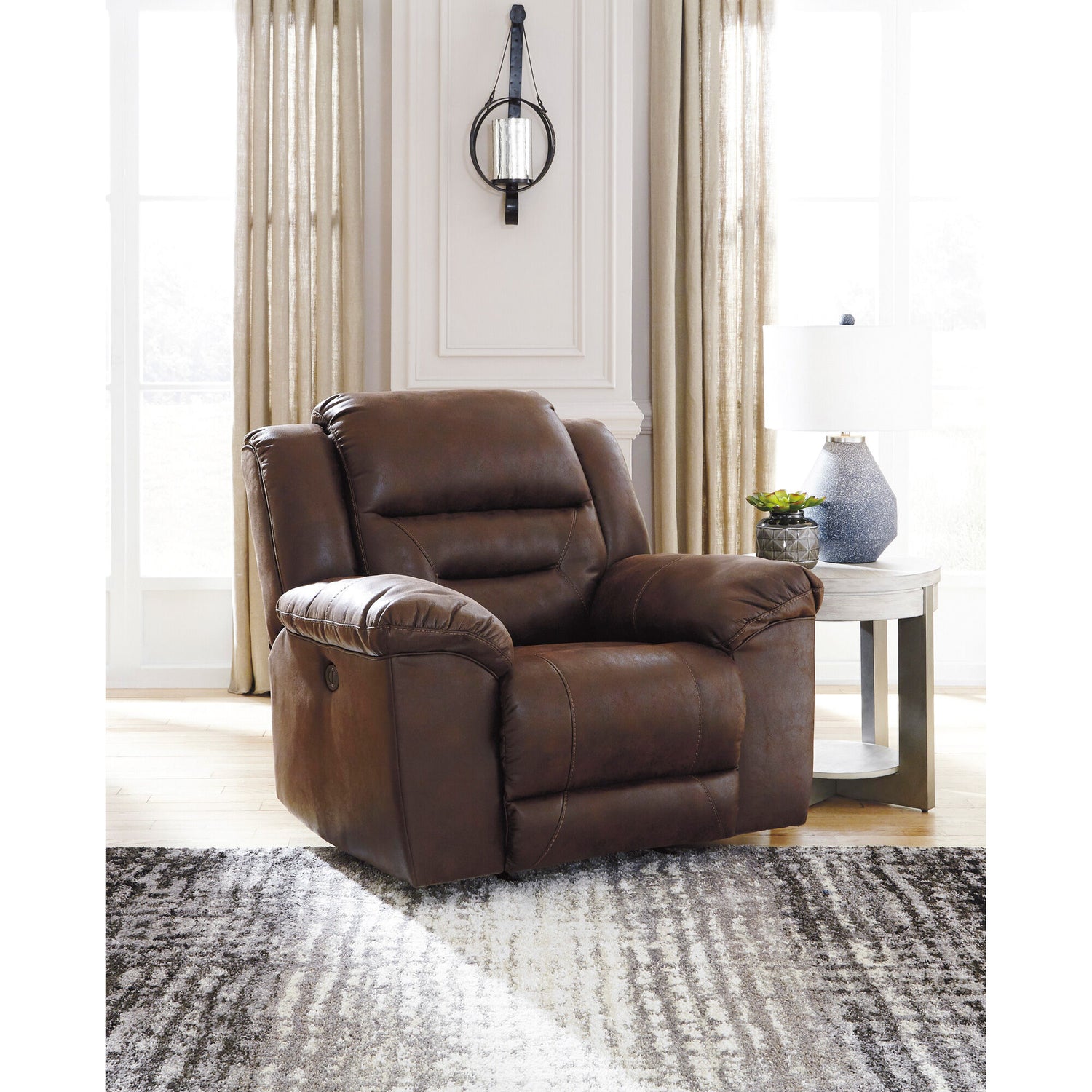Stoneland Power Rocker Recliner - QK1048470_ASHL_LF1_RM