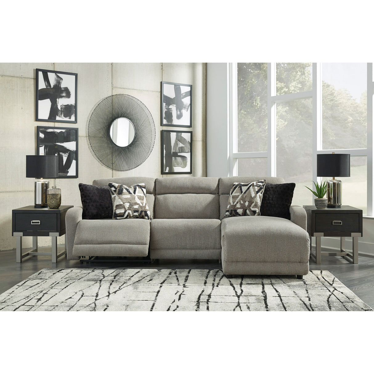 Colleyville Power Right Chaise Sofa - QK1053037_ASHL_LF1_RM
