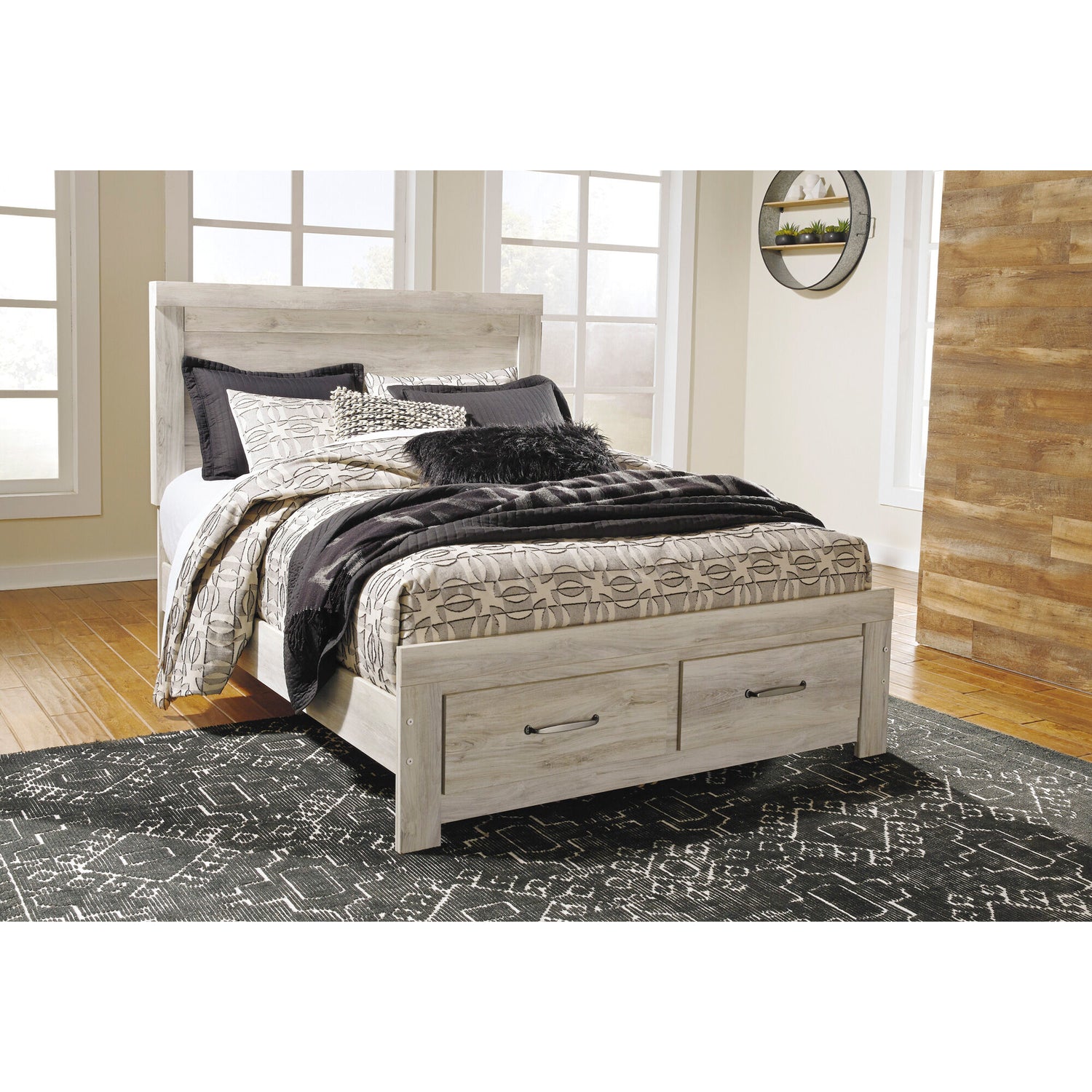 Bellaby Platform Storage Bed - QK1054255_ASHL_LF1_RM