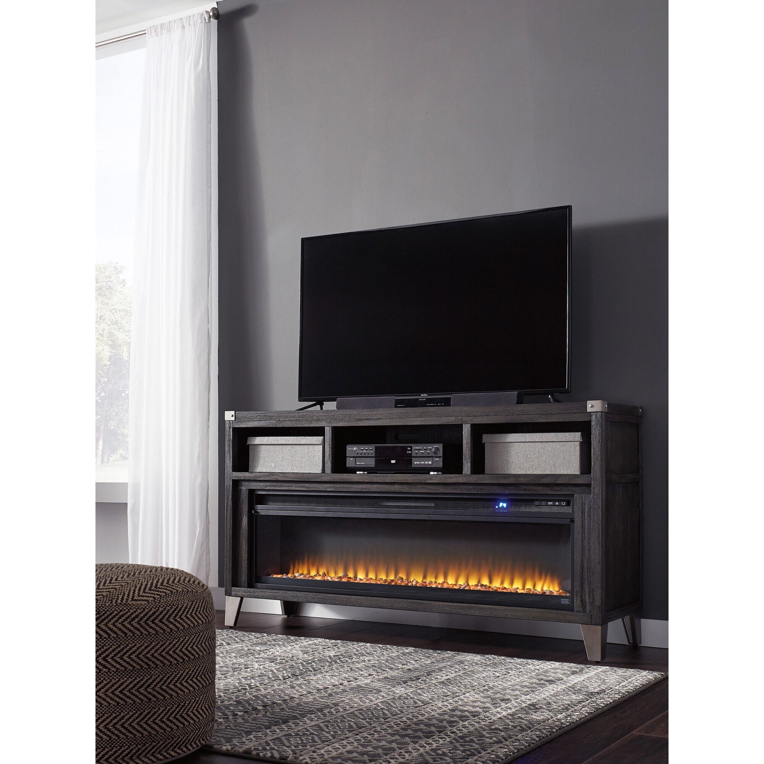 Todoe 65 Inch Fireplace Console - QK1057869_ASHL_LF1_RM
