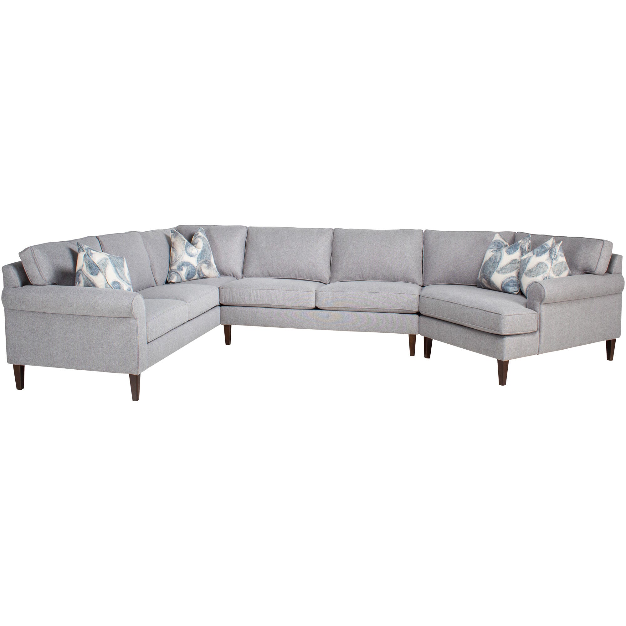 Townsend roll arm sectional sales