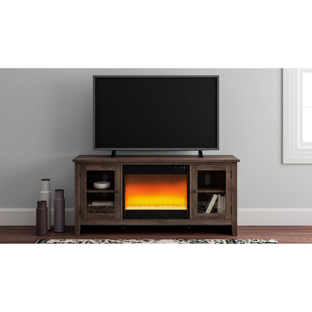 Arlenbry 60 Inch Fireplace Console - QK1059003_ASHL_LF1_RM