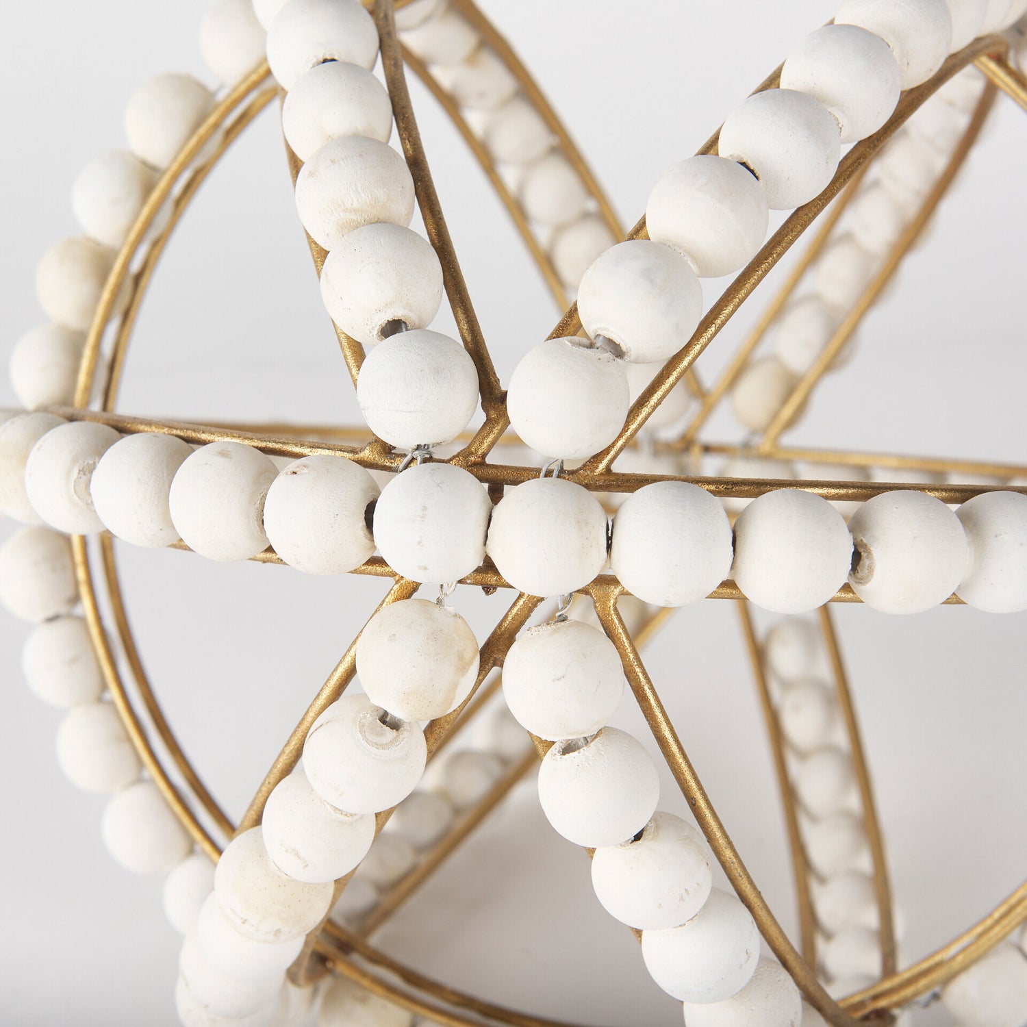 Swatch of the Espanlade White Large Beaded Orb