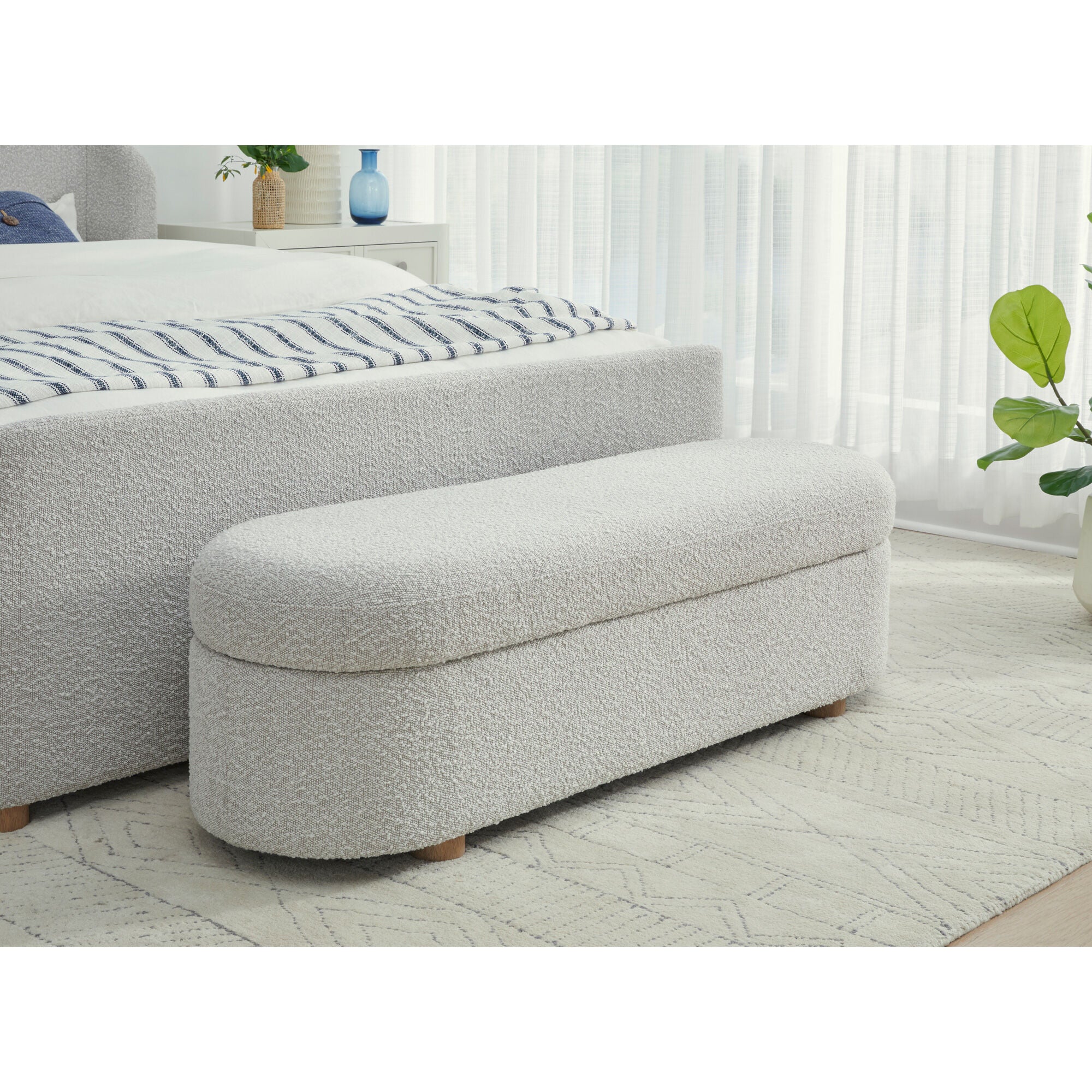 Kiki Upholstered Storage Bench – Slumberland