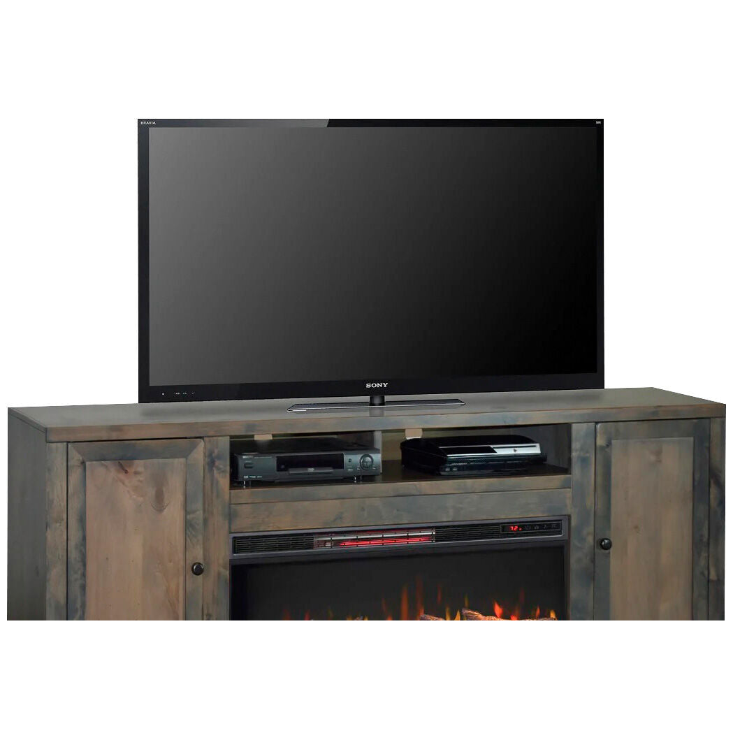 モジュラーパネル(8ボタン)(フレーム付)(ホワイト) 126 Joshua Creek 84 Inch Fireplace Console – Slumberland